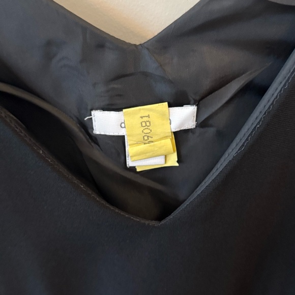 Blue and Black Sleeveless Sheath Midi Dress - Picture 5 of 8